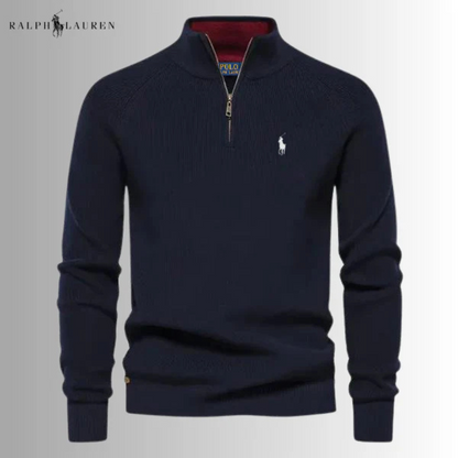 Ralph Lauren - Pull zippé premium pour hommes