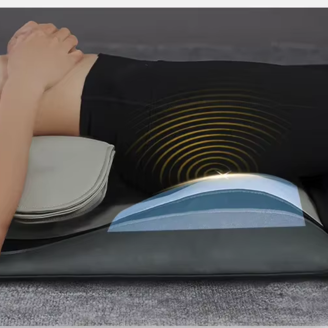 Matelas de Massage Électrique pour Tout le Corps avec Coussin d’Air