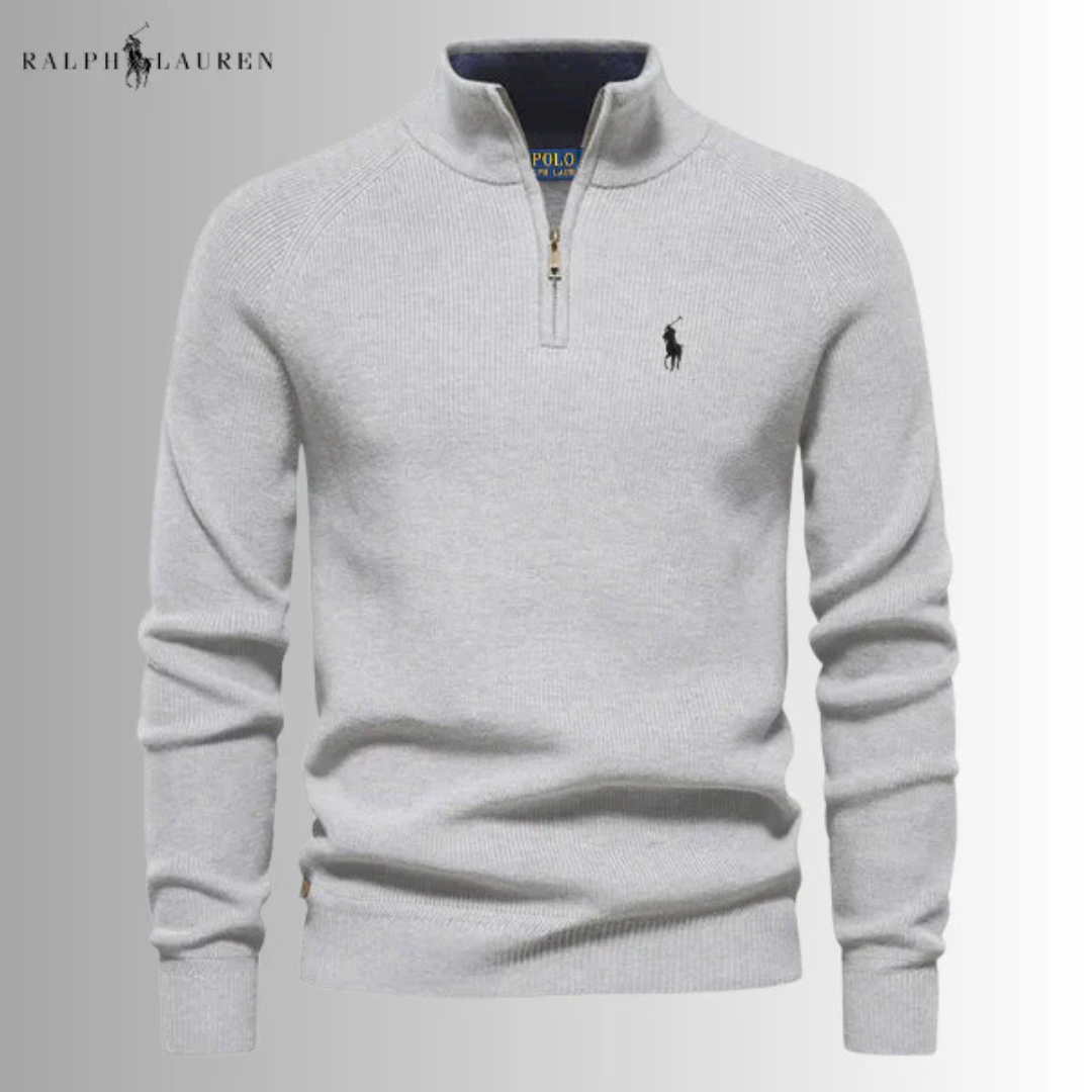 Ralph Lauren - Pull zippé premium pour hommes