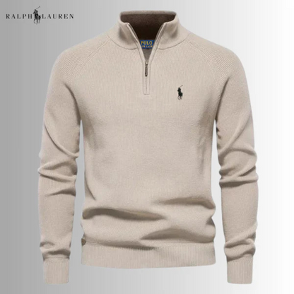 Ralph Lauren - Pull zippé premium pour hommes