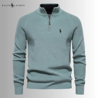 Ralph Lauren - Pull zippé premium pour hommes