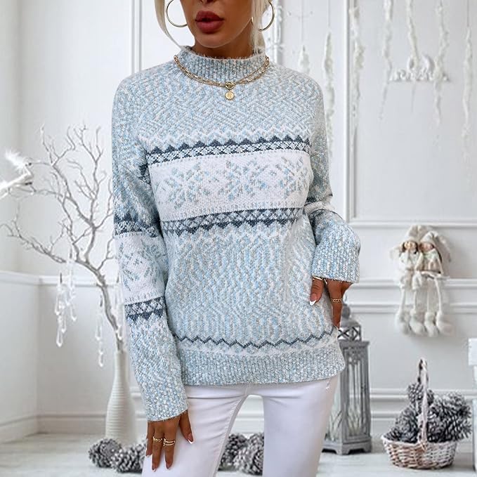 SOPHIE - Pull Tricot Hiver Vintage