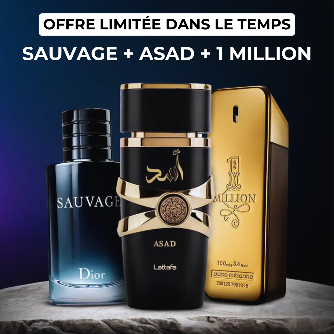 Offre exclusive - Trois parfums pour le prix d'un!